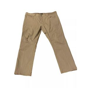 ALFANI Mens Beige Classic Fit Cotton Blend Jeans 32 Waist